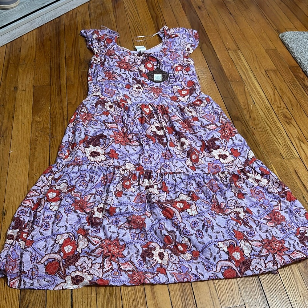 Women’s Knox rose purple haze long flow dress NWT!